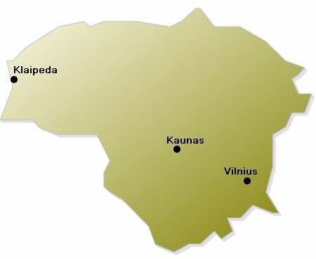 lithuania map