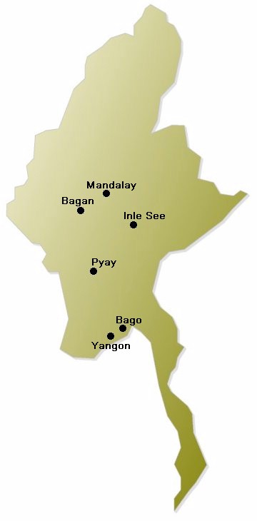 myanmar map