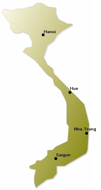 vietnam map